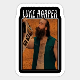 Vintage Wwe Luke Harper Sticker